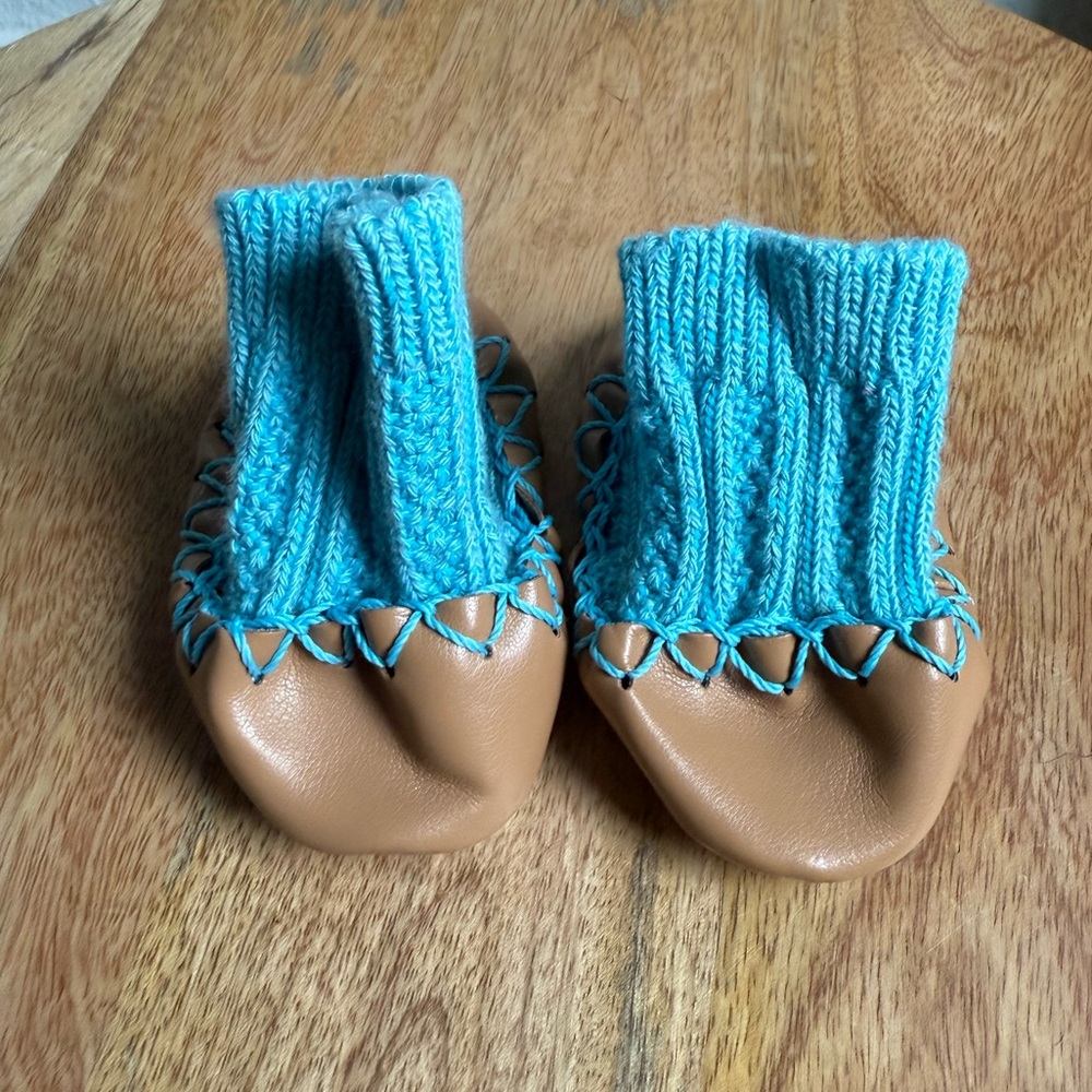 Hanna Andersson slipper sock Mocs sz: 0 - Picture 4 of 6